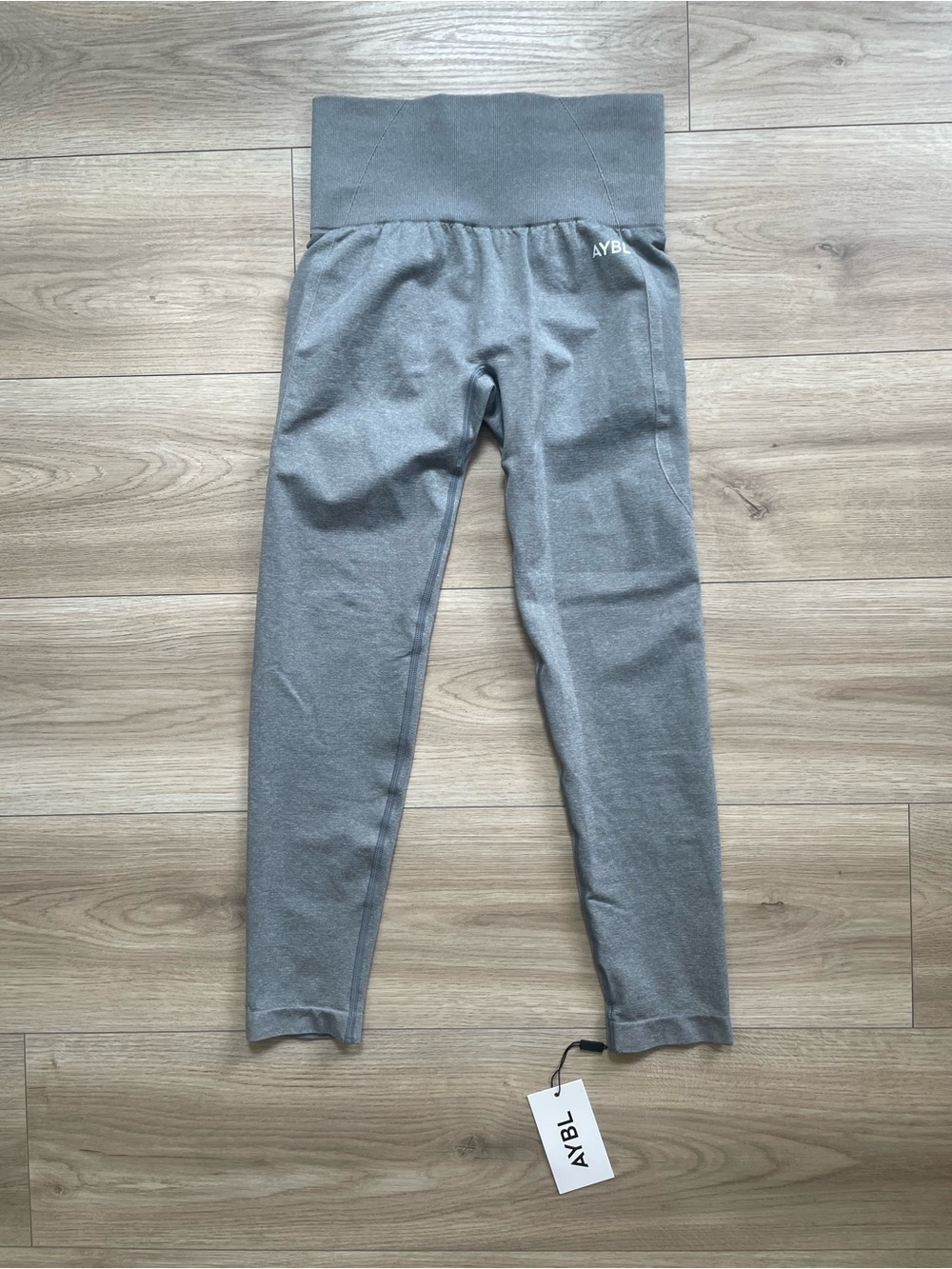NWT AYBL Heather Grey High-Waist Leggings